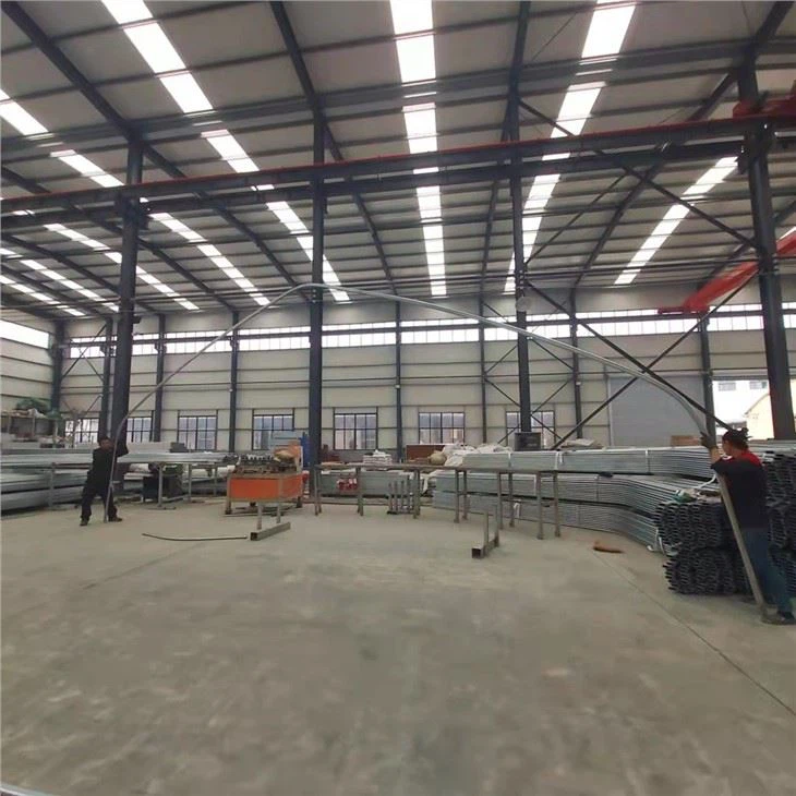 10mx36m Oval Tunnel Greenhouse
